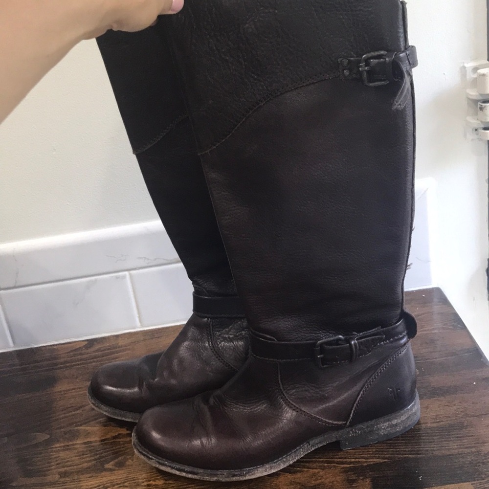 Chocolate Frye Boots
